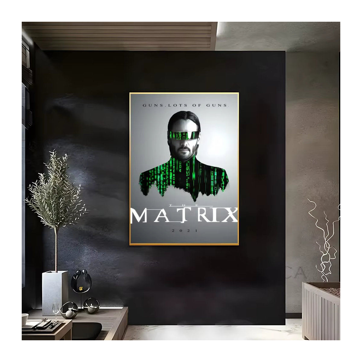 The M-Matrixs Poster Wandkunst für Wohnzimmer und Schlafzimmer, wasserfestes ästhetisches Dekor, B/H: 15 x 20 cm - Bild 2