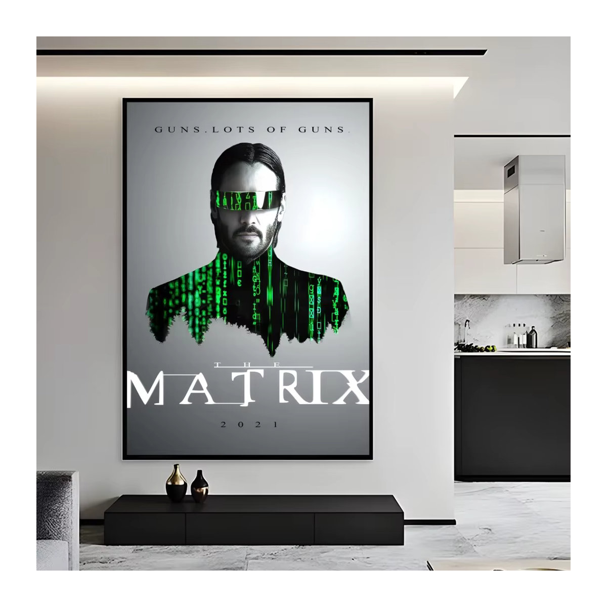 The M-Matrixs Poster Wandkunst für Wohnzimmer und Schlafzimmer, wasserfestes ästhetisches Dekor, B/H: 15 x 20 cm - Bild 5