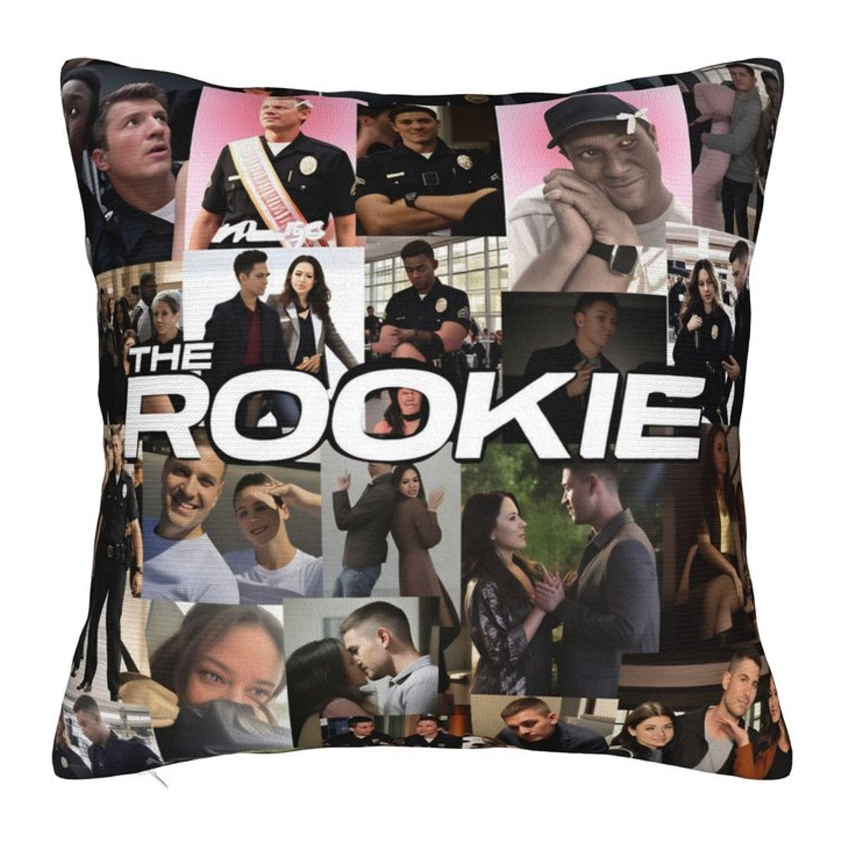 The Rookie TV-Serie Kissenbezug aus Peach Skin, Multicolor, B/H: 18 x 18 cm - Bild 1