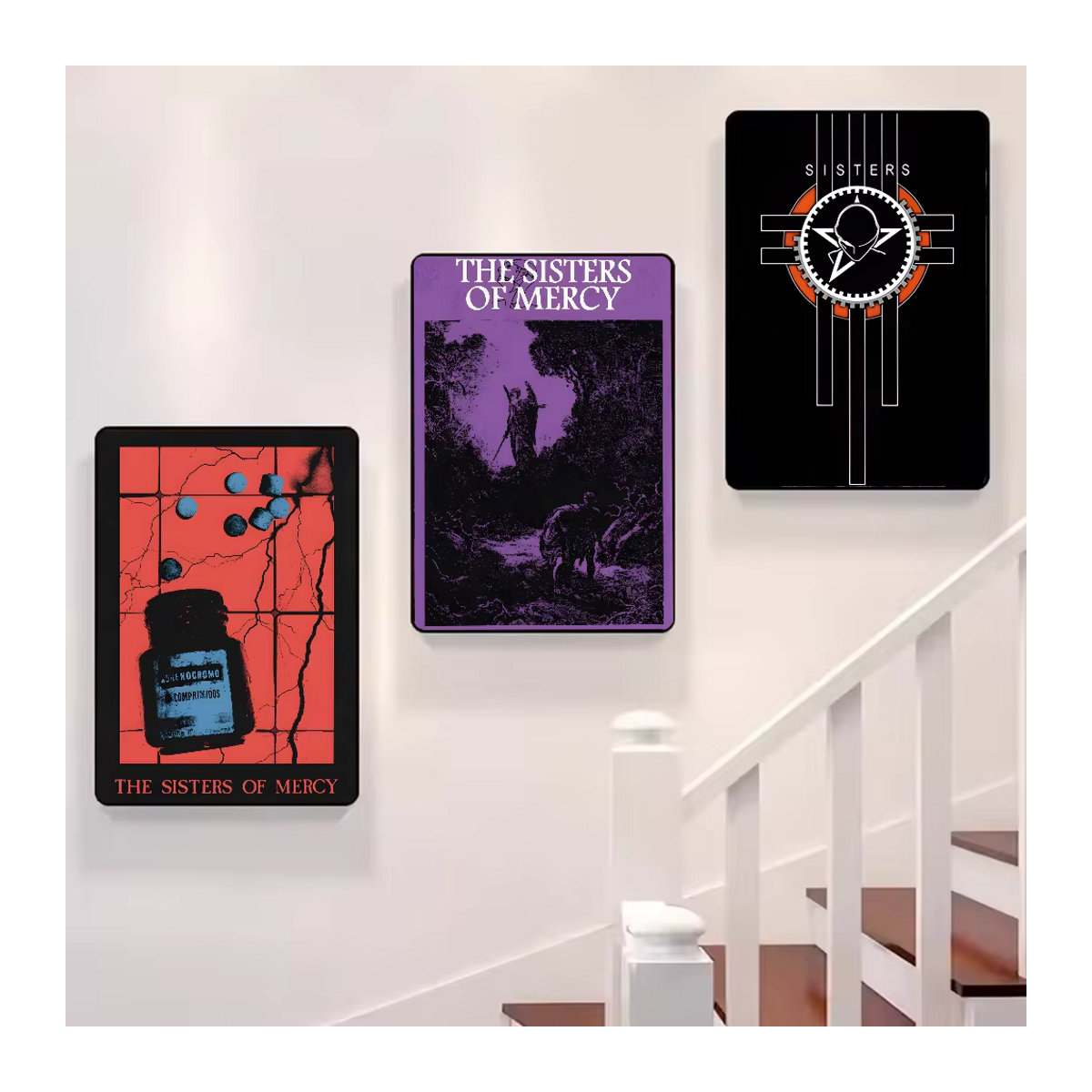 The Sisters Of Mercy Band Poster HD-Kunst Wandbild Multicolor ohne Rahmen - Bild 3