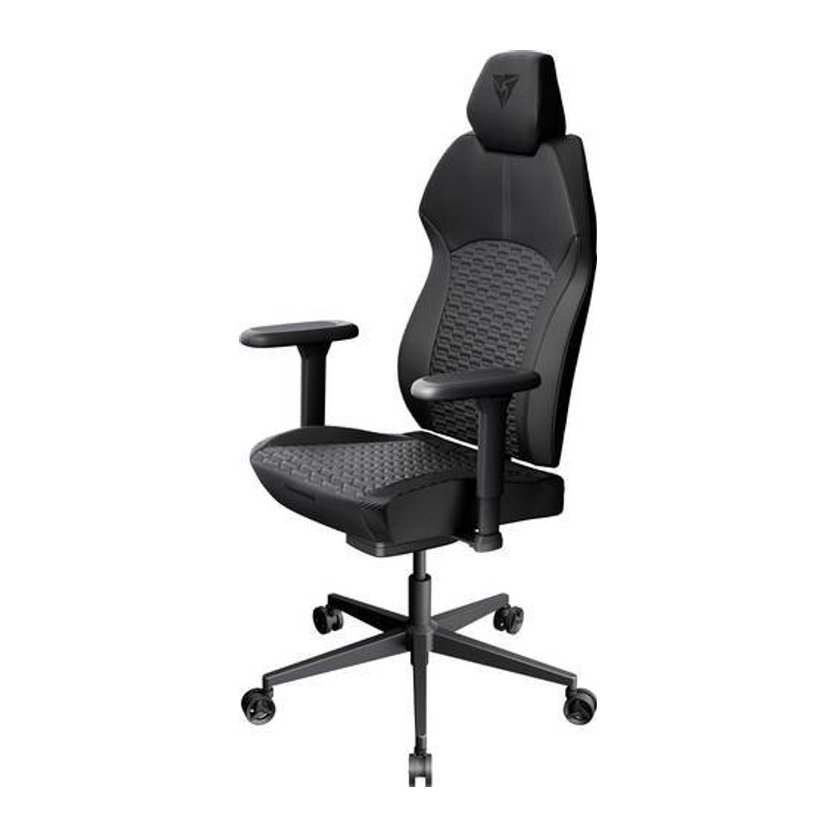 ThunderX3 SOLO 360 Ergonomischer Gaming-Stuhl in Schwarz mit Stoff und Kunstleder - Bild 1