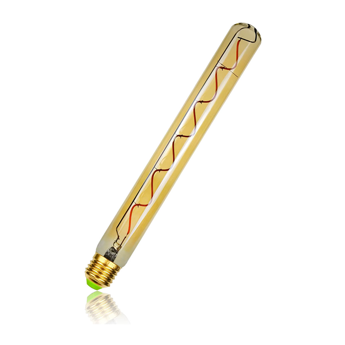 TIANFAN Retro LED-Lampe mit T32-Spiralfilament, dimmbar, 4 W, Länge: 30 cm - Bild 5