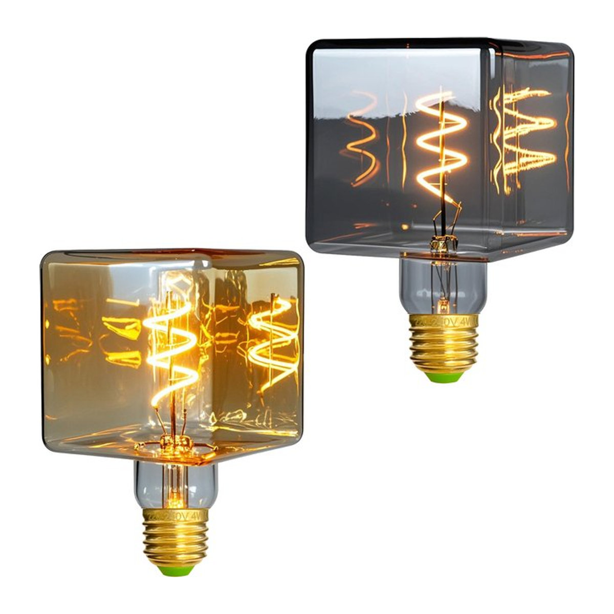 TIANFAN Vintage LED Edison Glühbirne E27, 4 W, dimmbar, warmweiß, Retro Design - Bild 1