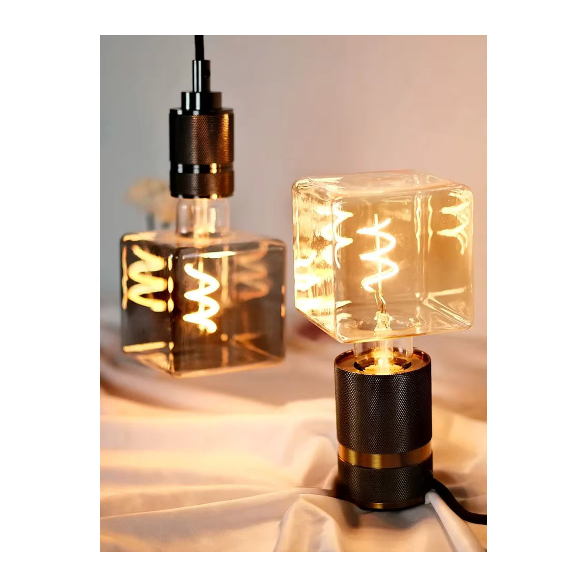TIANFAN Vintage LED Edison Glühbirne E27, 4 W, dimmbar, warmweiß, Retro Design - Bild 7
