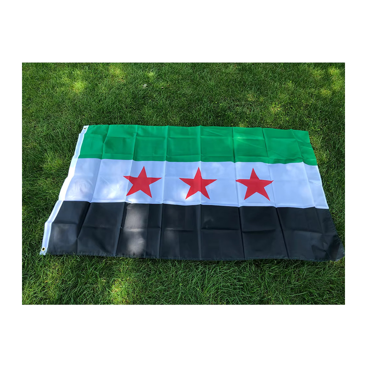 TIKI-FLAGGE Syrien-Flagge aus Polyester, B x H: 150 x 90 cm - Bild 2