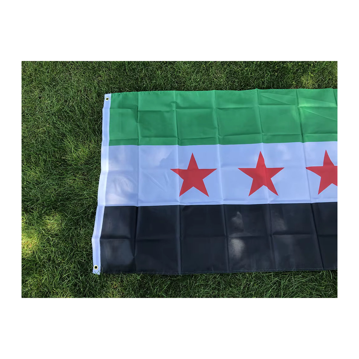 TIKI-FLAGGE Syrien-Flagge aus Polyester, B x H: 150 x 90 cm - Bild 3