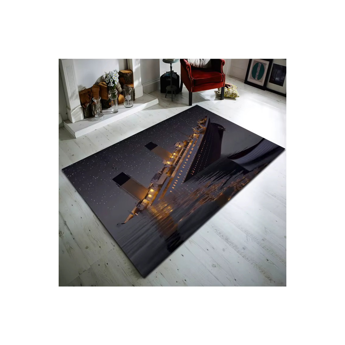 Titanic Teppich Rutschfeste Fußmatte für Wohnzimmer und Dekoration - Bild 2
