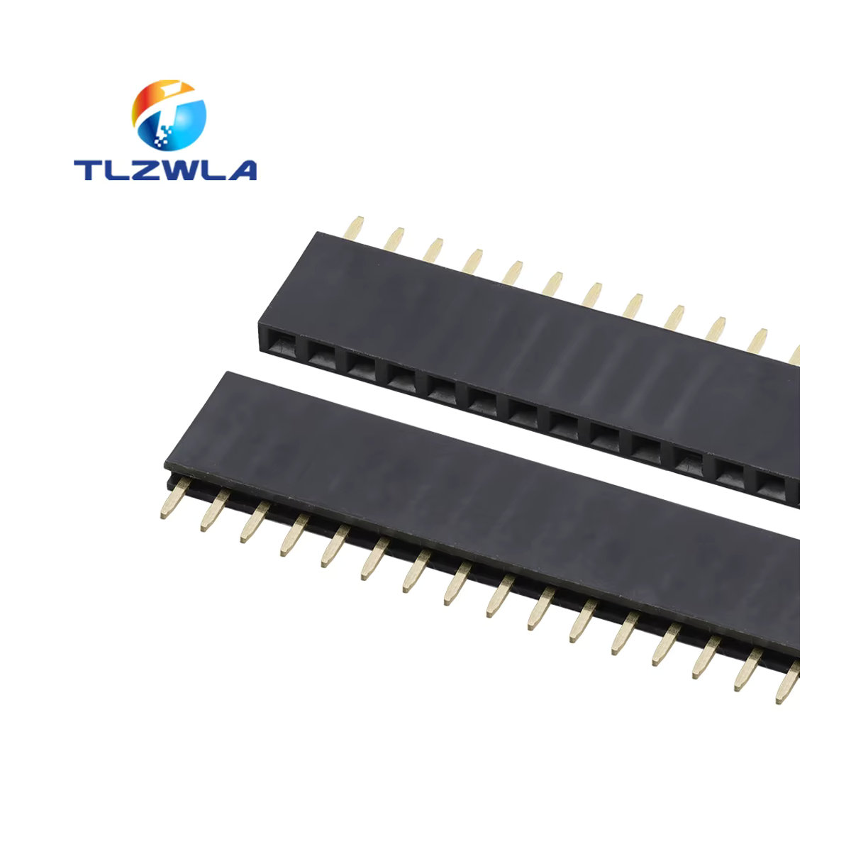 TLZWLA PCB Pin Buchse Header Stecker Set aus Kunststoff, 155 Teile, Schwarz, 2,54mm Einreihig - Bild 5