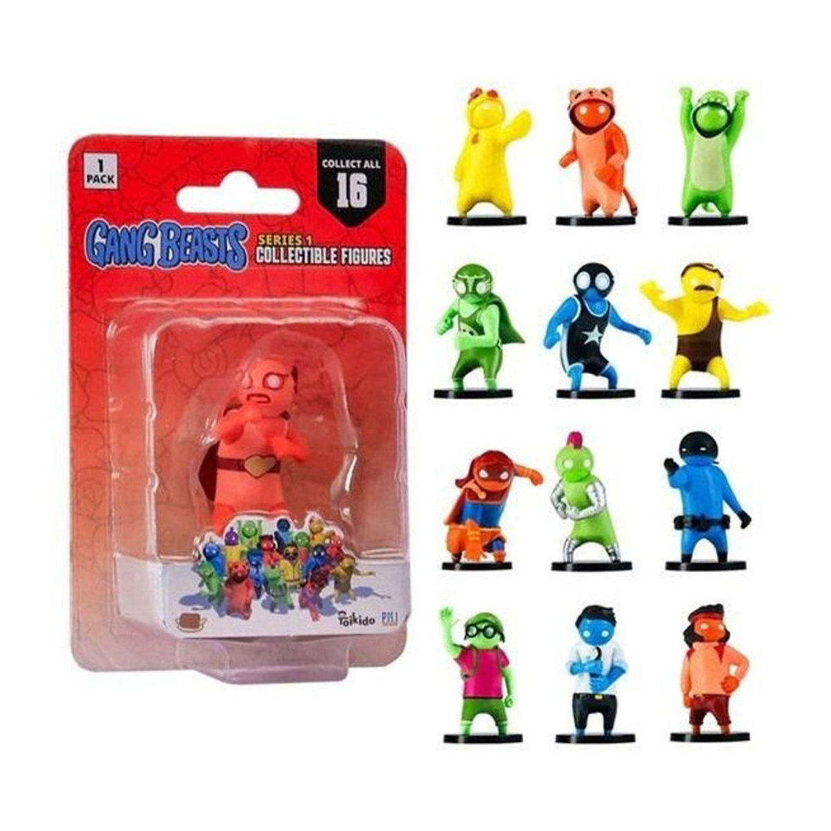 TOIKIDO Gang Beast Serie 1 Figur aus Kunststoff, mehrfarbig, Höhe: 7 cm - Bild 1