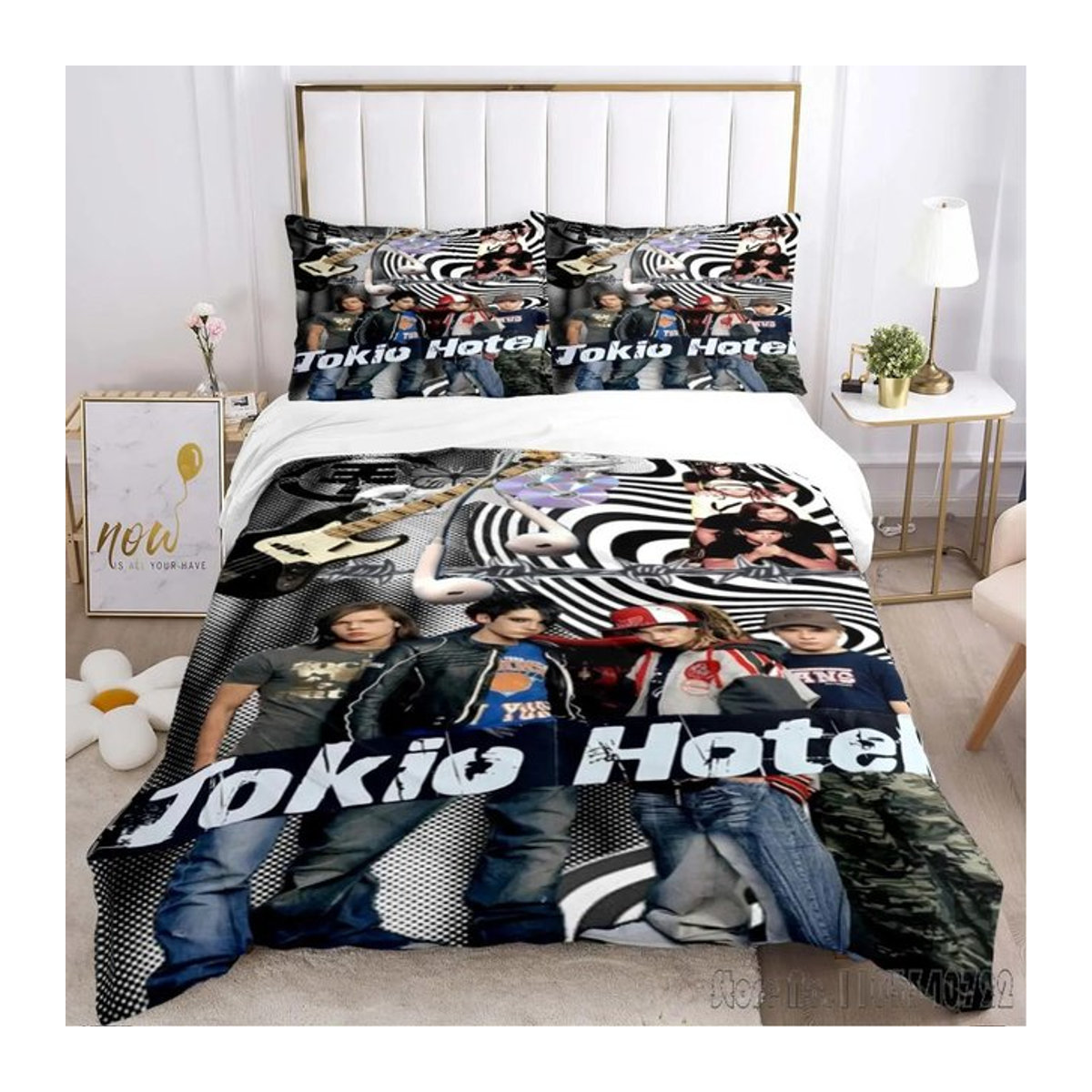 Tokio Hotel Bettwäscheset für Einzelbetten, Multicolor, B/H: 140 x 200 cm - Bild 1