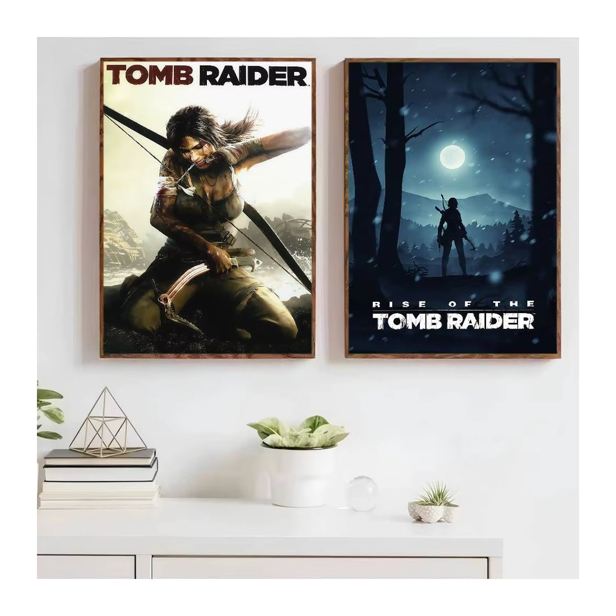Tomb Raider Vintage Poster im Portraitformat als rechteckiger Wanddruck für dein Home Decor - Bild 2
