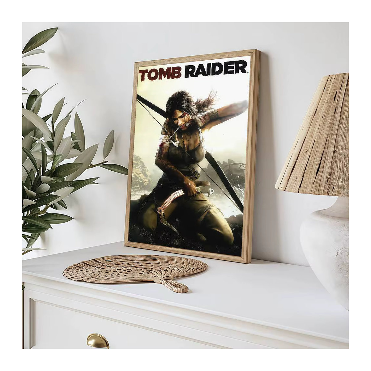 Tomb Raider Vintage Poster im Portraitformat als rechteckiger Wanddruck für dein Home Decor - Bild 5