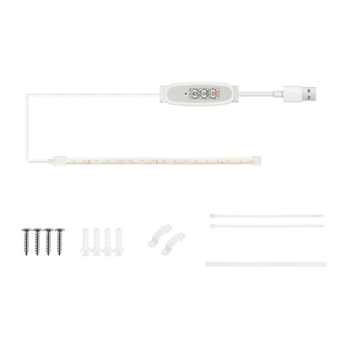 TOMTOP JMS LED Pflanzenwachstumslichtstreifen für Zimmerpflanzen mit Rot- und Warmweißlicht, 30 cm - Bild 1