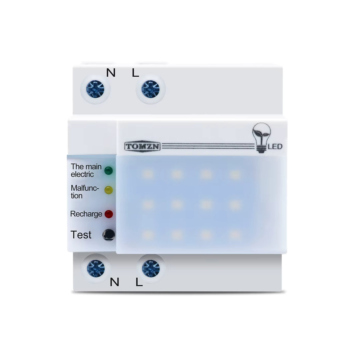 TOMZN DIN-Schienensteckdose 230 V LED wiederaufladbare mobile Notleuchte für Zuhause - Bild 4