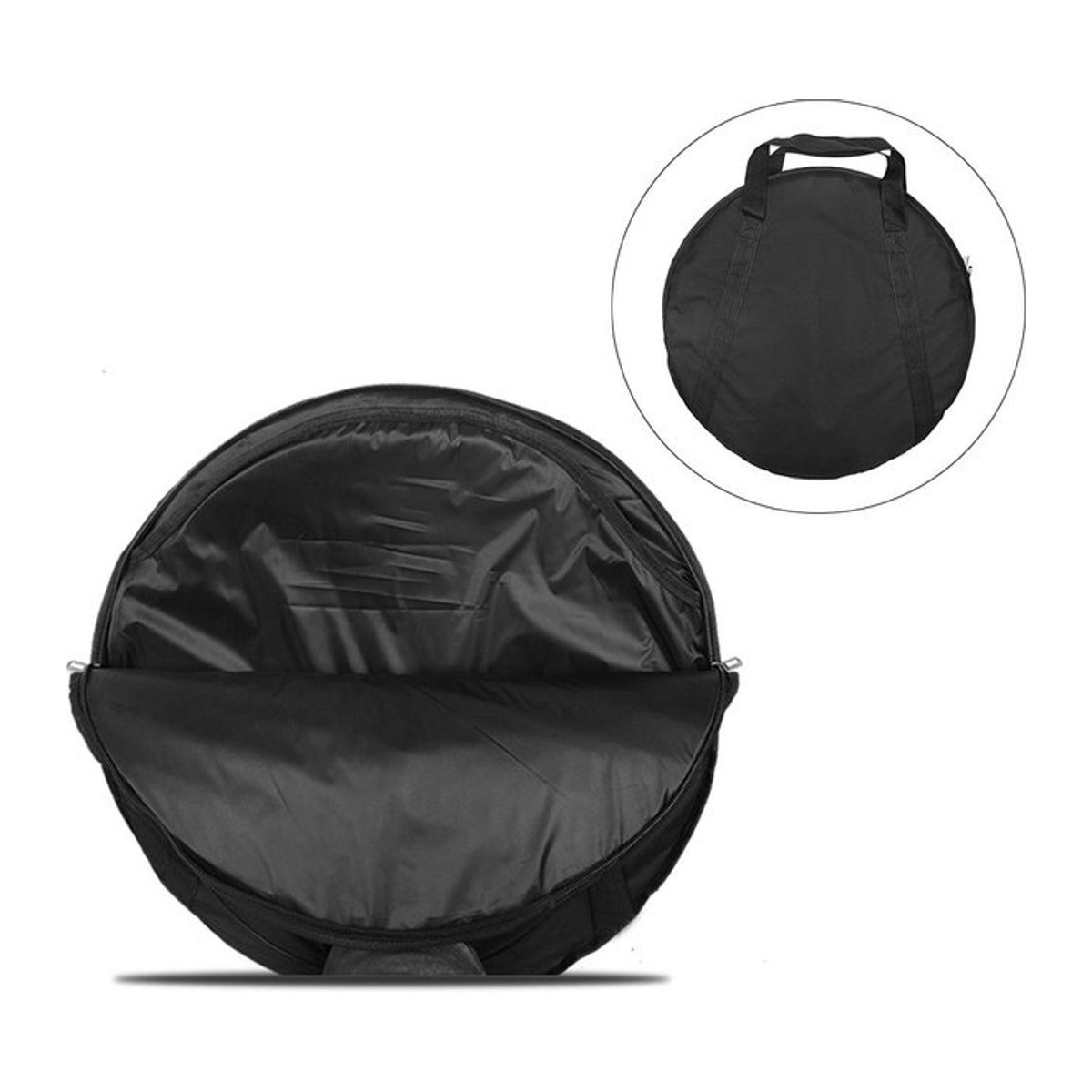 Tooyful Beckentasche aus wasserdichtem 600D Oxford Stoff mit Polsterung in Schwarz - Bild 1