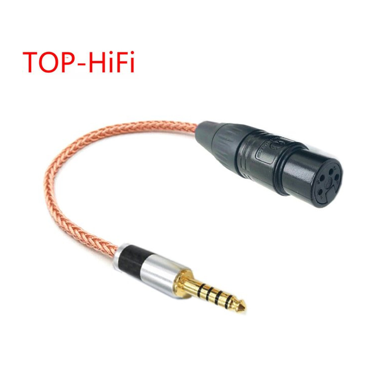 TOP-HiFi Audio-Adapterkabel 4,4 mm symmetrischer Stecker auf 4-polige XLR symmetrische Buchse in Bunt - Bild 1