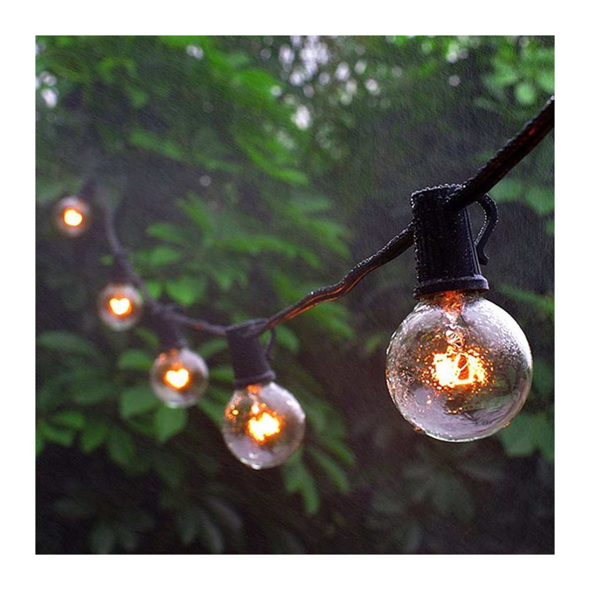 Topdii G40 Globus Vintage Lichterkette für Terrasse und Garten im Retro-Design - Bild 1