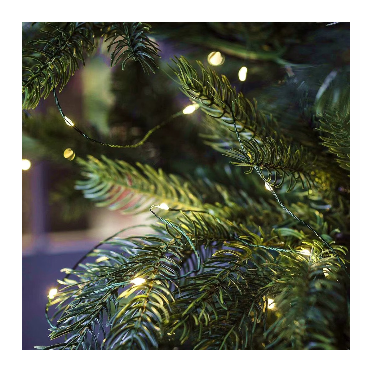 Topdii LED Fairy Lights mit Fernbedienung und USB/Batteriebetrieb, Grüner Kupferdraht für Weihnachten, Hochzeit und Party-Deko - Bild 3