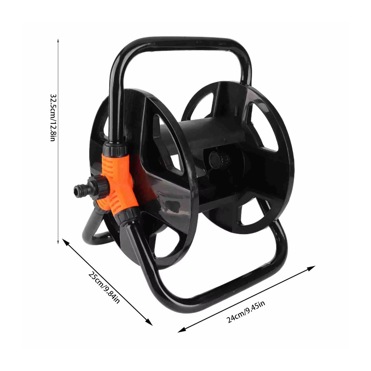 TOPINCN Gartenschlauchtrommel aus ABS mit Einarm-Design zur Aufbewahrung von Schläuchen bis 20 m Länge und 16 mm Durchmesser - Bild 3