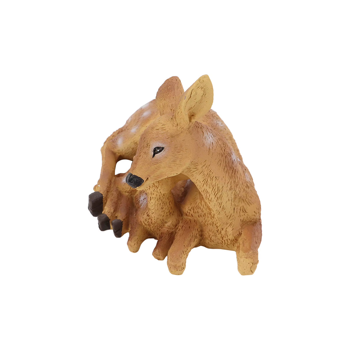 TOPINCN Hirsch Figur aus Harz als handgemalte Deko-Statue für Haus und Garten - Bild 1
