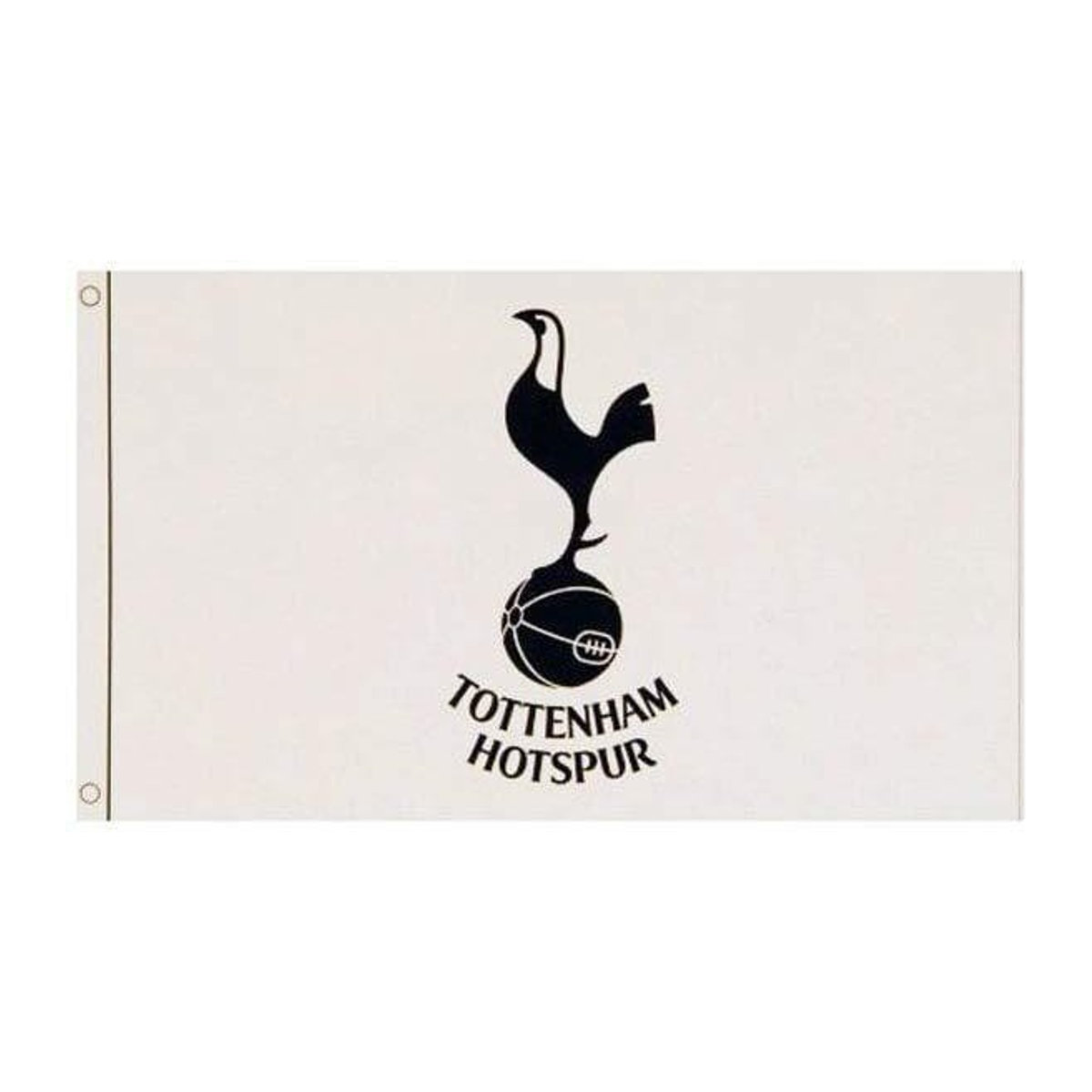 Tottenham Hotspur FC Kernwappenflagge aus Polyester in Weiß, One Size - Bild 1