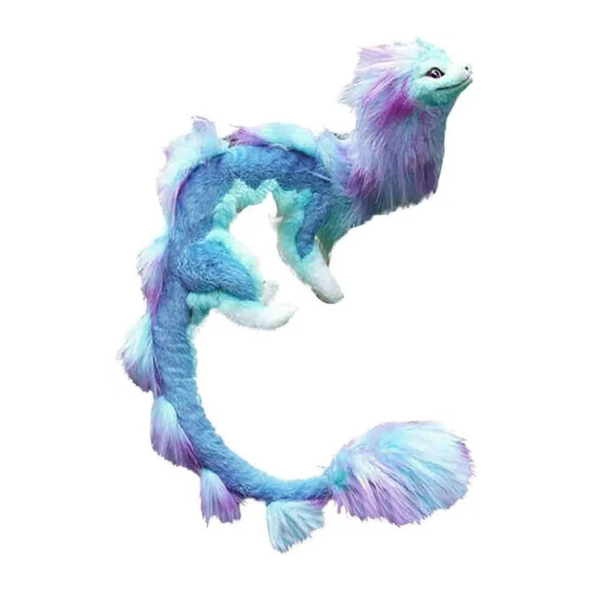 Toys D Blauer Drache Plüschtier als niedliches Stofftier für Kinder in Blau, Länge: 60 cm - Bild 1