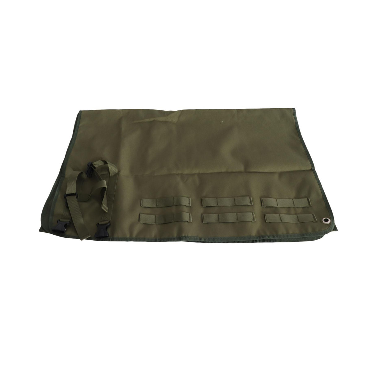 Tragbare Strandmatte aus 900D Nylongewebe mit Metallösen für Camping und Picknick von DIYelecs in Schwarz oder Khaki - Bild 1