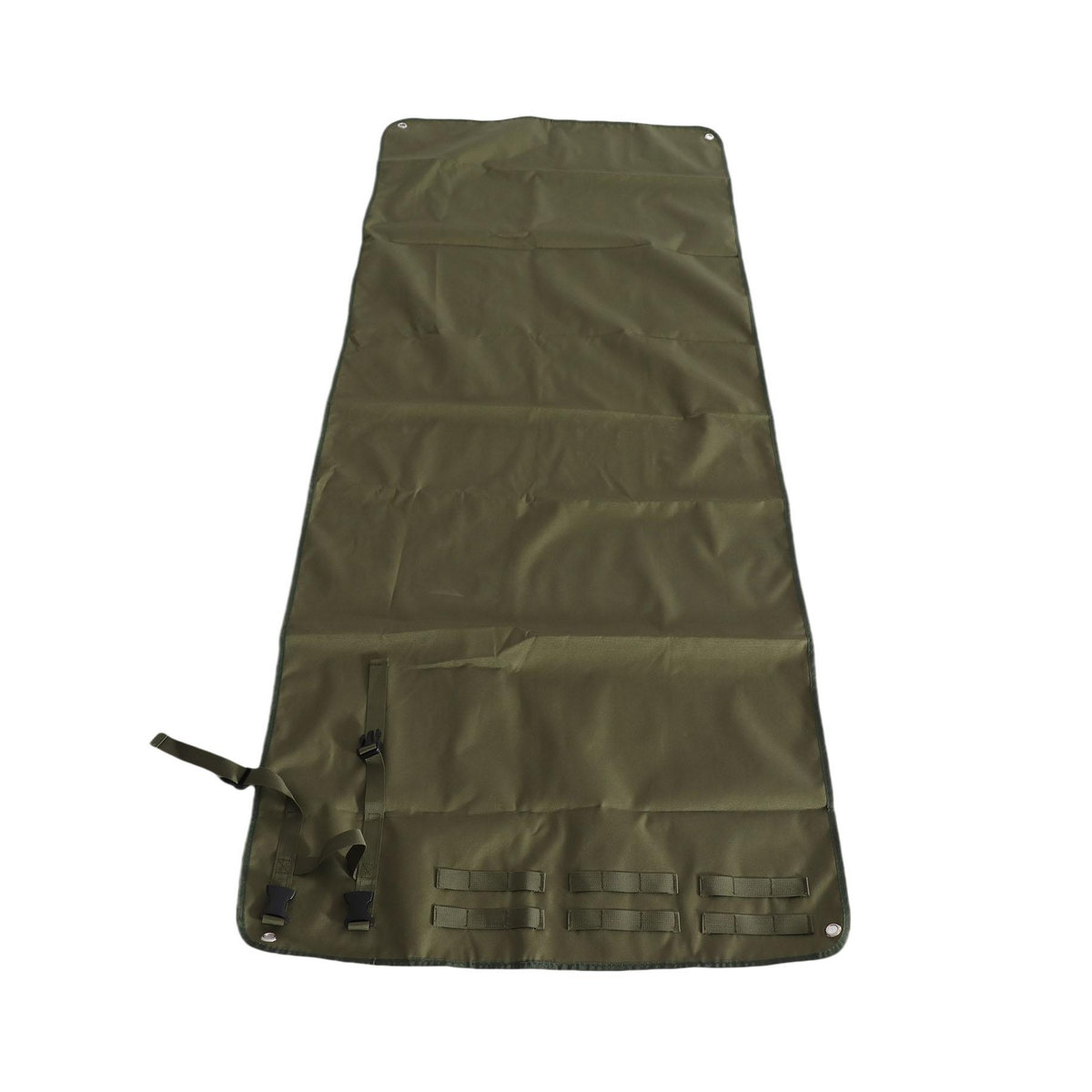 Tragbare Strandmatte aus 900D Nylongewebe mit Metallösen für Camping und Picknick von DIYelecs in Schwarz oder Khaki - Bild 2