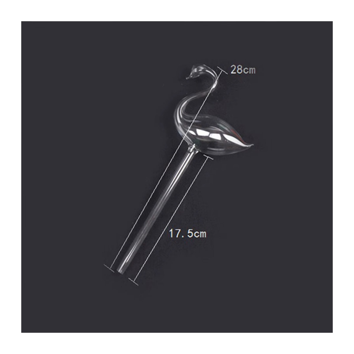 Transparentes Schwanenbewässerungsgerät aus Glas für deine Zimmerpflanzen - Bild 4
