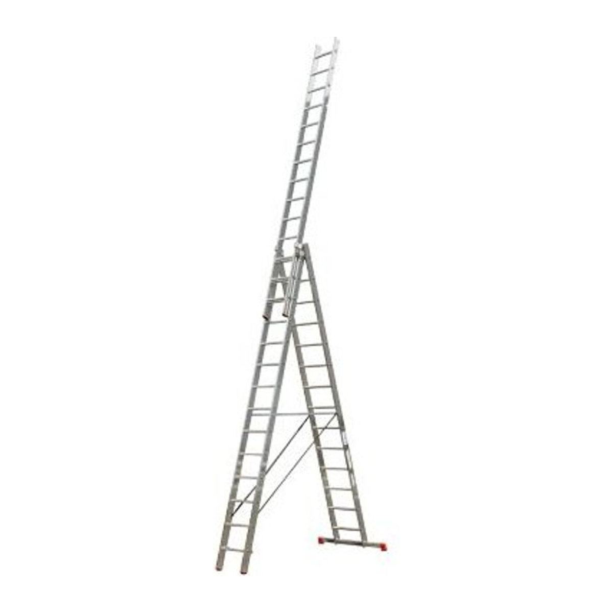 TRIBILO Vielzweckleiter aus Aluminium und Stahl in Silber - Bild 1