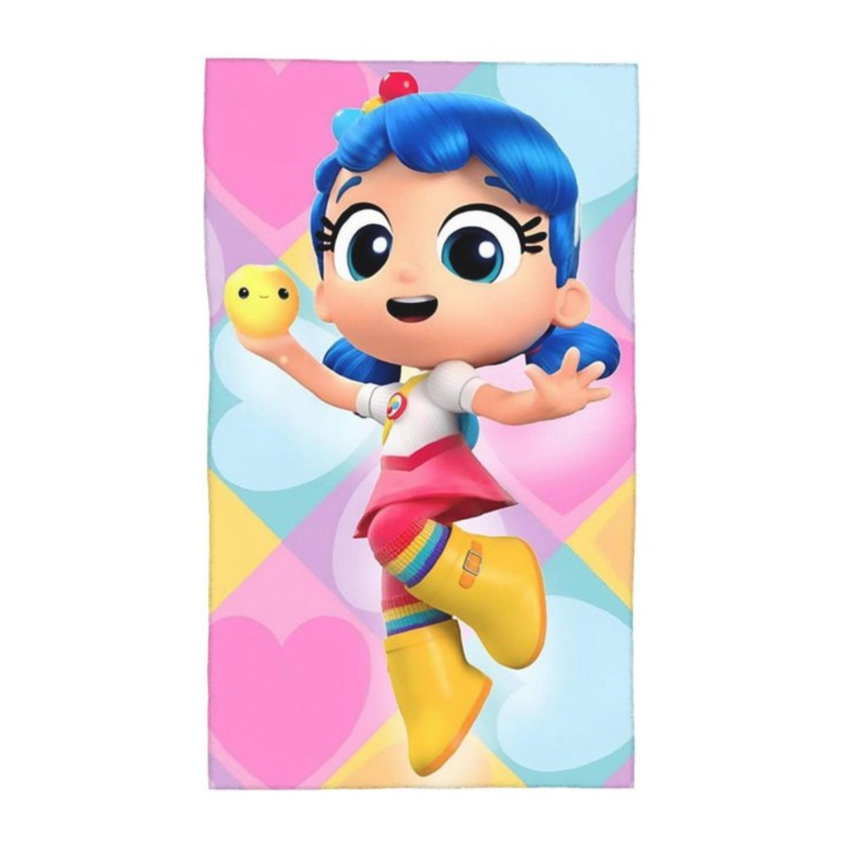 True and The Rainbow Kingdom Baumwollhandtuch schnelltrocknend und atmungsaktiv, Multicolor, B: 75 cm, H: 150 cm - Bild 1