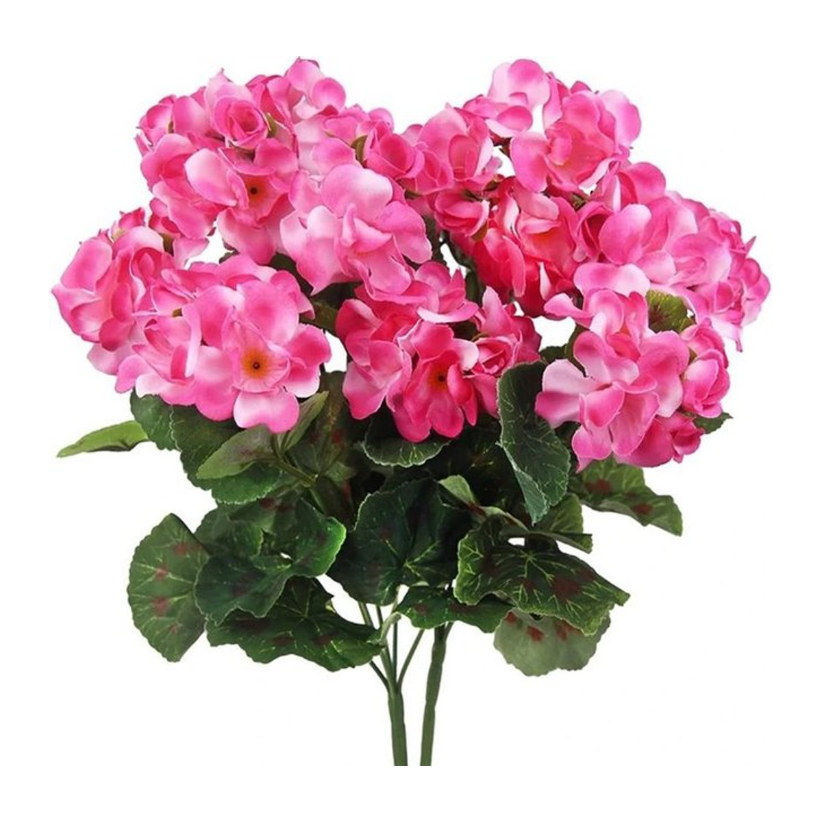 TTCY Künstliche Begonie aus Textil in Rosa als florale Dekoration für Hochzeit und Zuhause - Bild 1