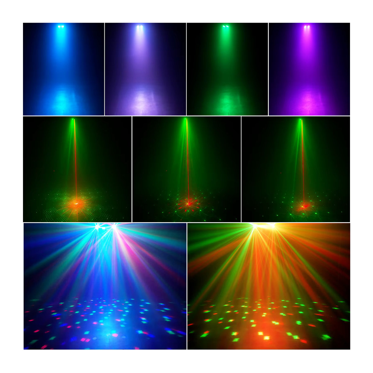 U'King Mini 5in1 Mobile Bühne mit Effektlicht, Sound Control und Strobe für DJ Shows und Partys - Bild 3