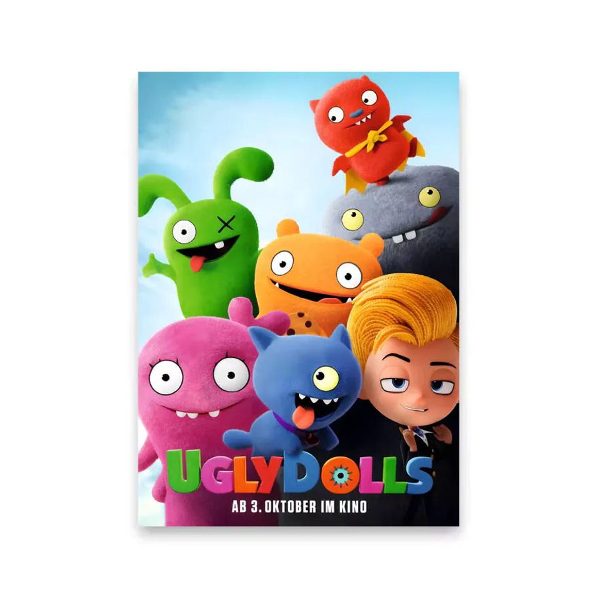 UglyDolls Anime Poster als dekorativer Wandkunstdruck für Kinder, mehrfarbig, ungerahmt - Bild 4