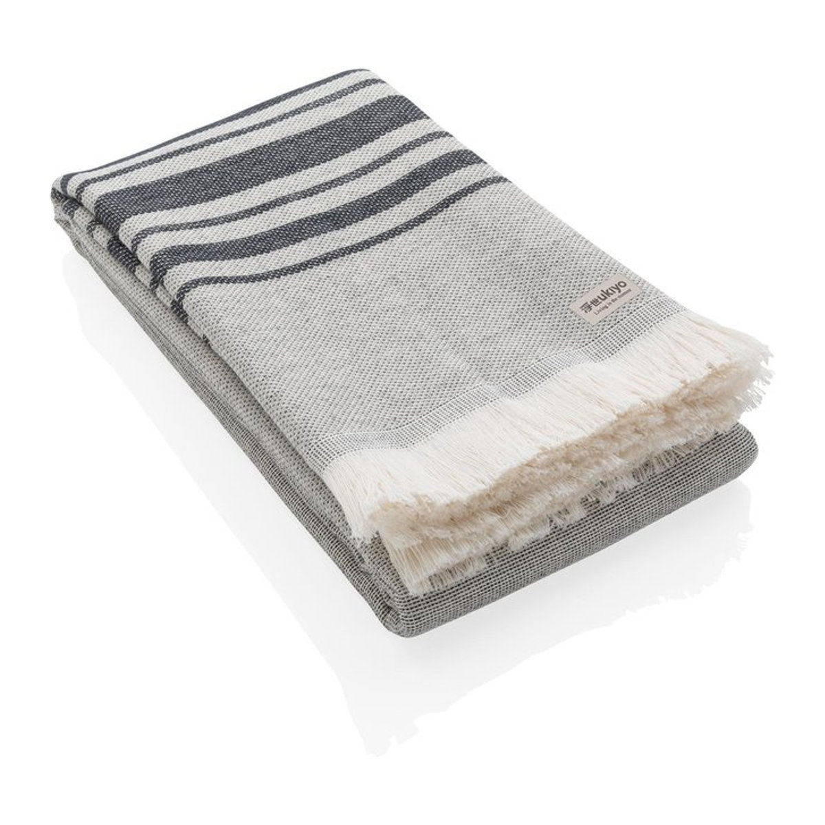 Ukiyo Yumiko Aware Hammam Badetuch in Schwarz, One Size - Bild 1