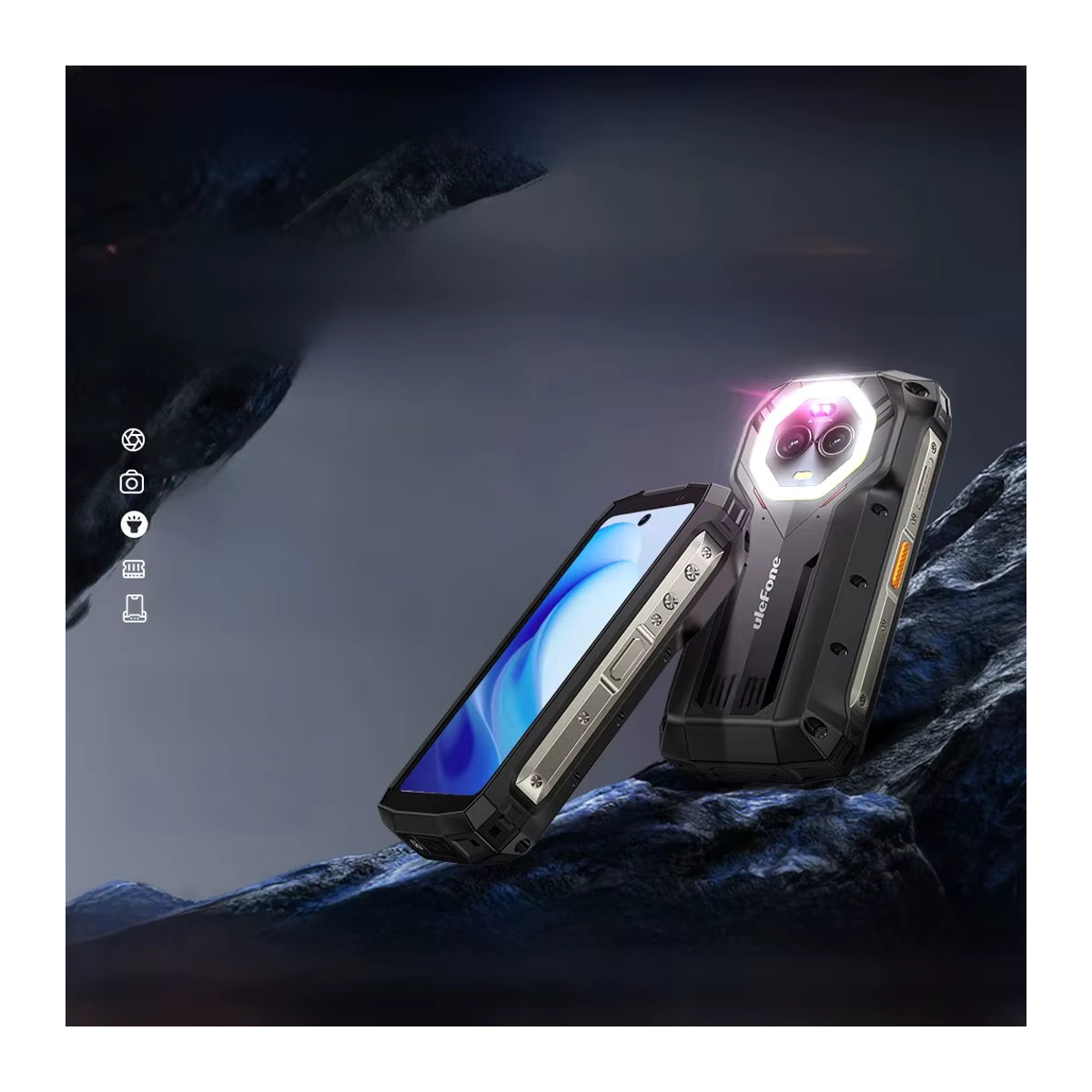 Ulefone Armor Mini 20 Pro 5G Robustes Smartphone mit 4,7 Zoll Display, 64MP Nachtkamera, LED-Licht, Android 14, 6200mAh Akku, 16GB RAM und 256GB ROM - Bild 6