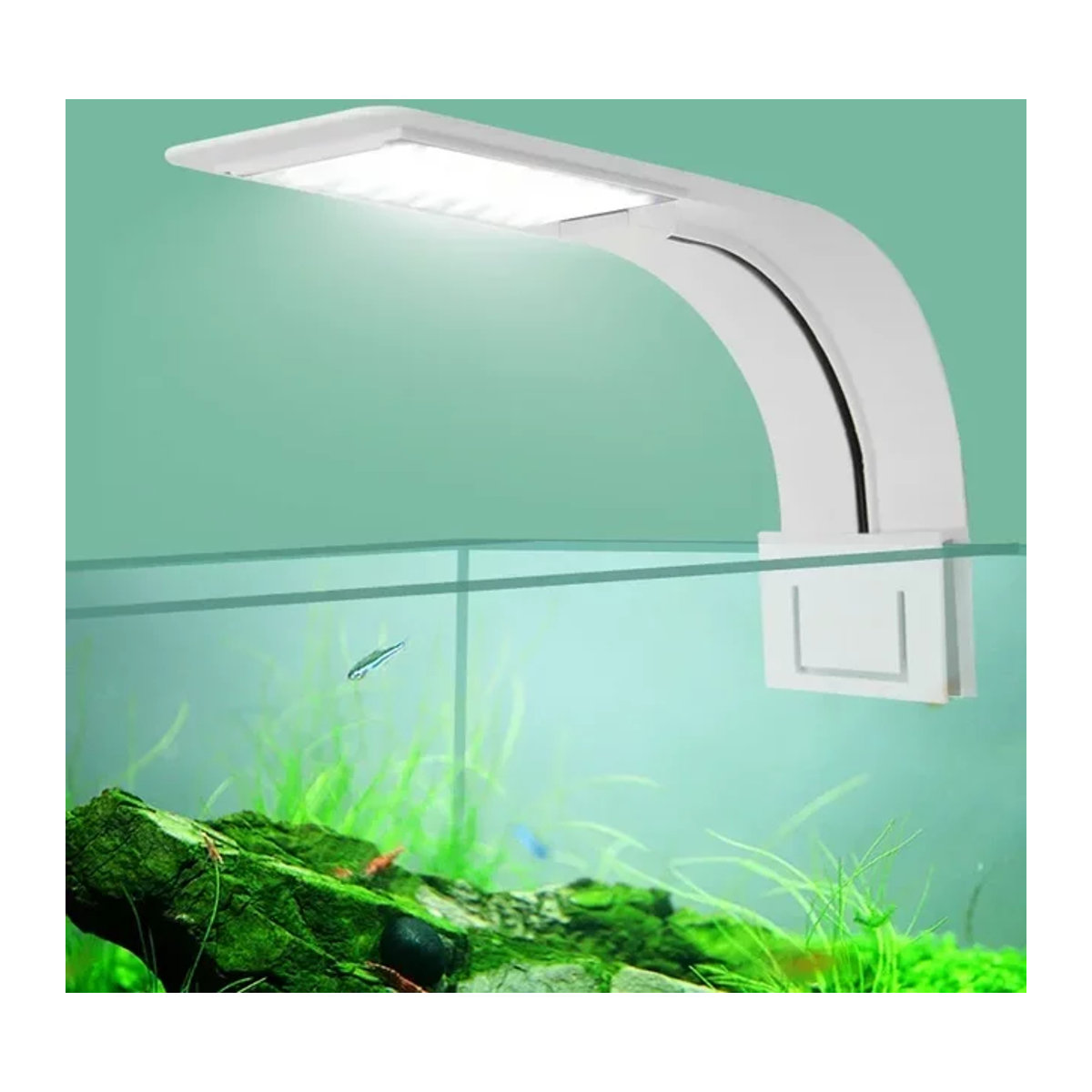 Ultradünnes LED-Aquariumlicht zur Pflanzenbeleuchtung als wasserdichte Clip-on-Lampe für das Pflanzenwachstum - Bild 1