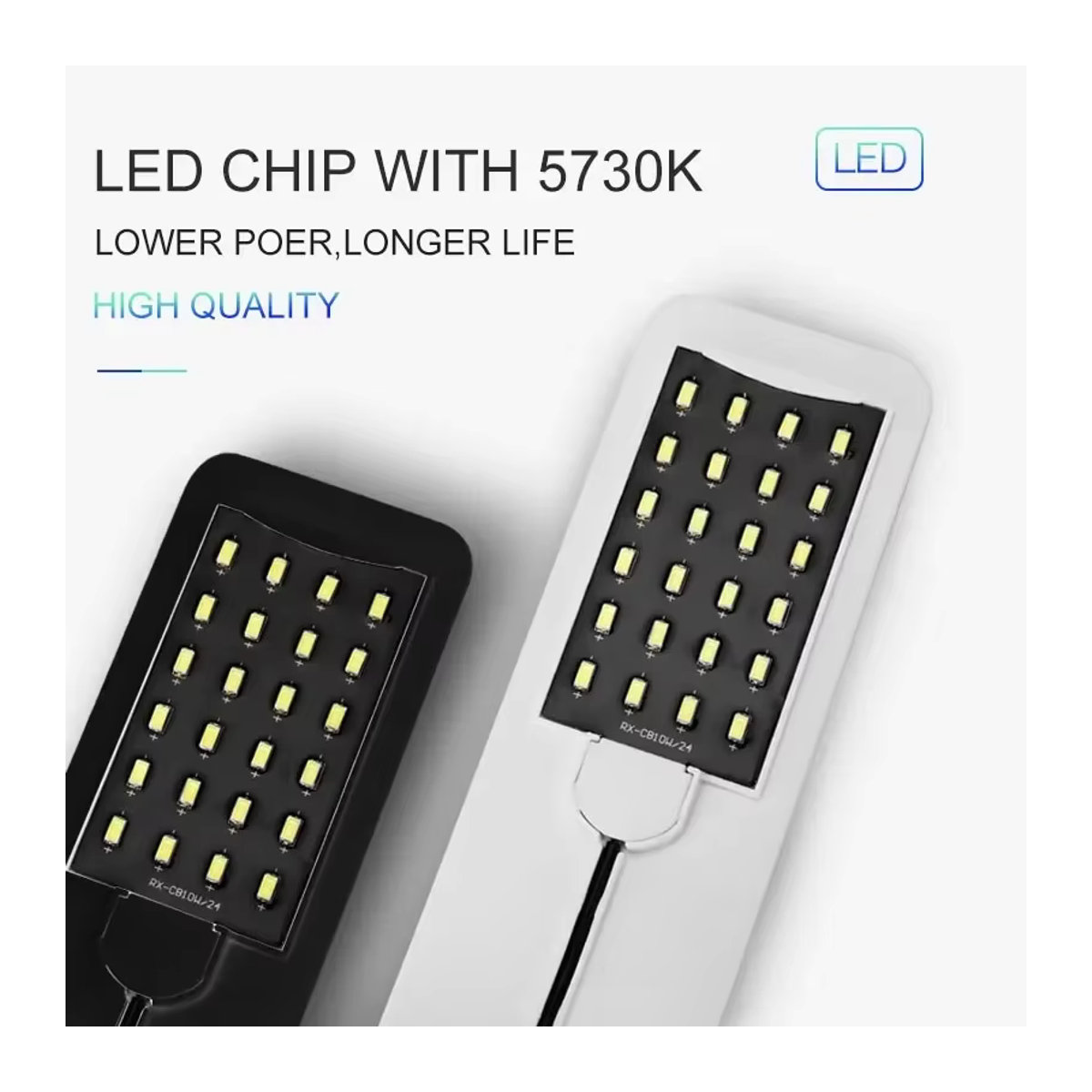 Ultradünnes LED-Aquariumlicht zur Pflanzenbeleuchtung als wasserdichte Clip-on-Lampe für das Pflanzenwachstum - Bild 4