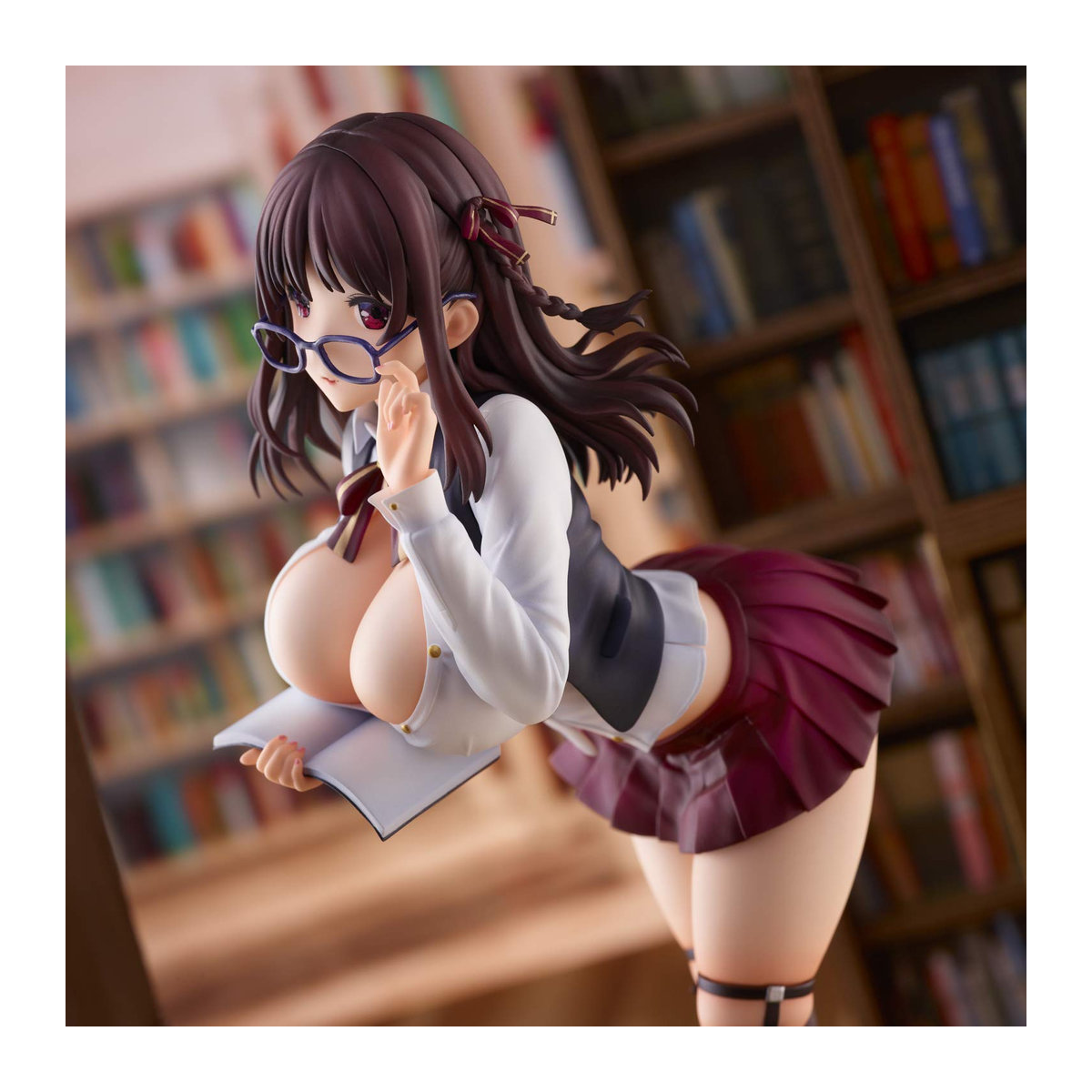 Union Creative Mataro Illustration Secret Anime-Figur Die Bibliothekarin aus PVC und ABS - Bild 2