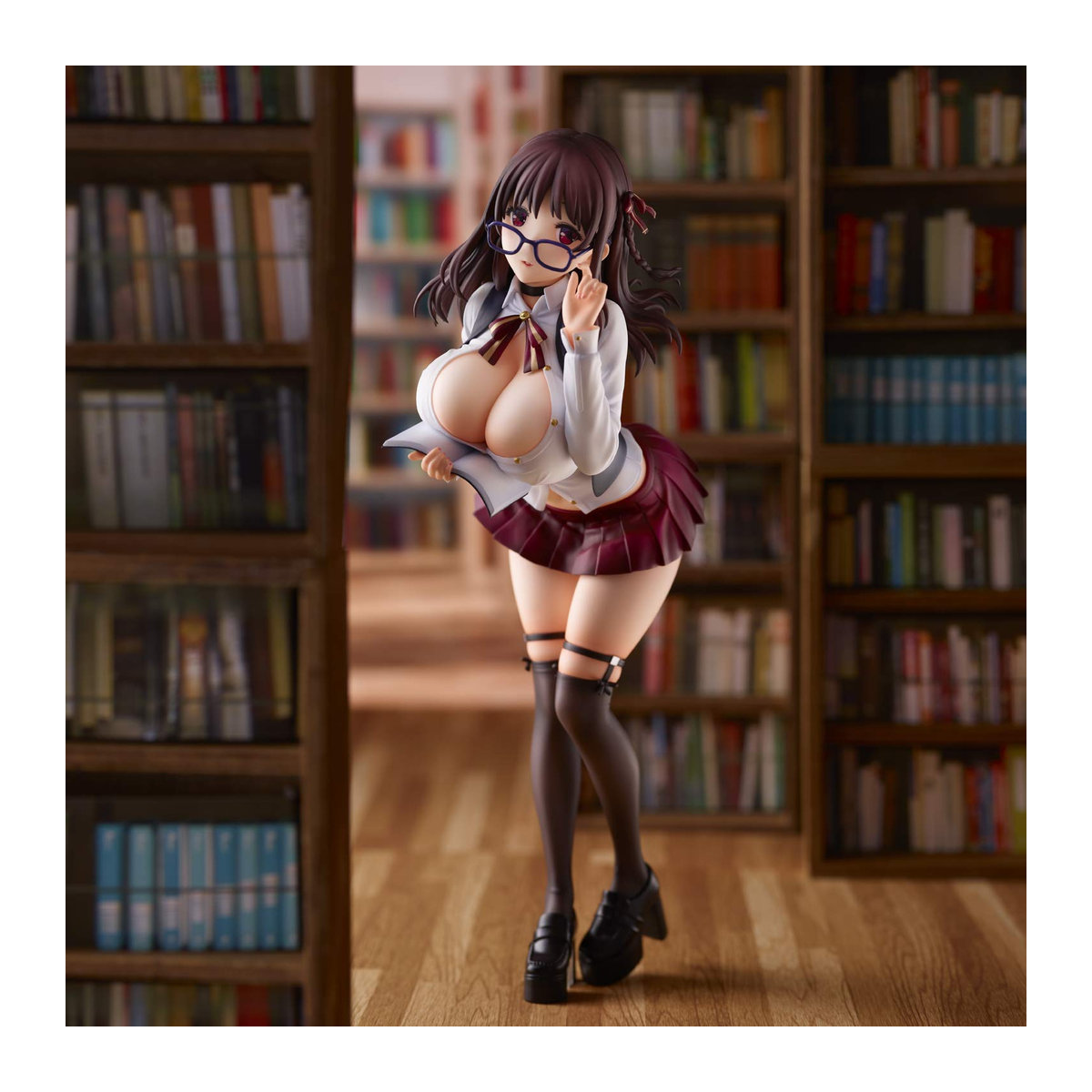 Union Creative Mataro Illustration Secret Anime-Figur Die Bibliothekarin aus PVC und ABS - Bild 3