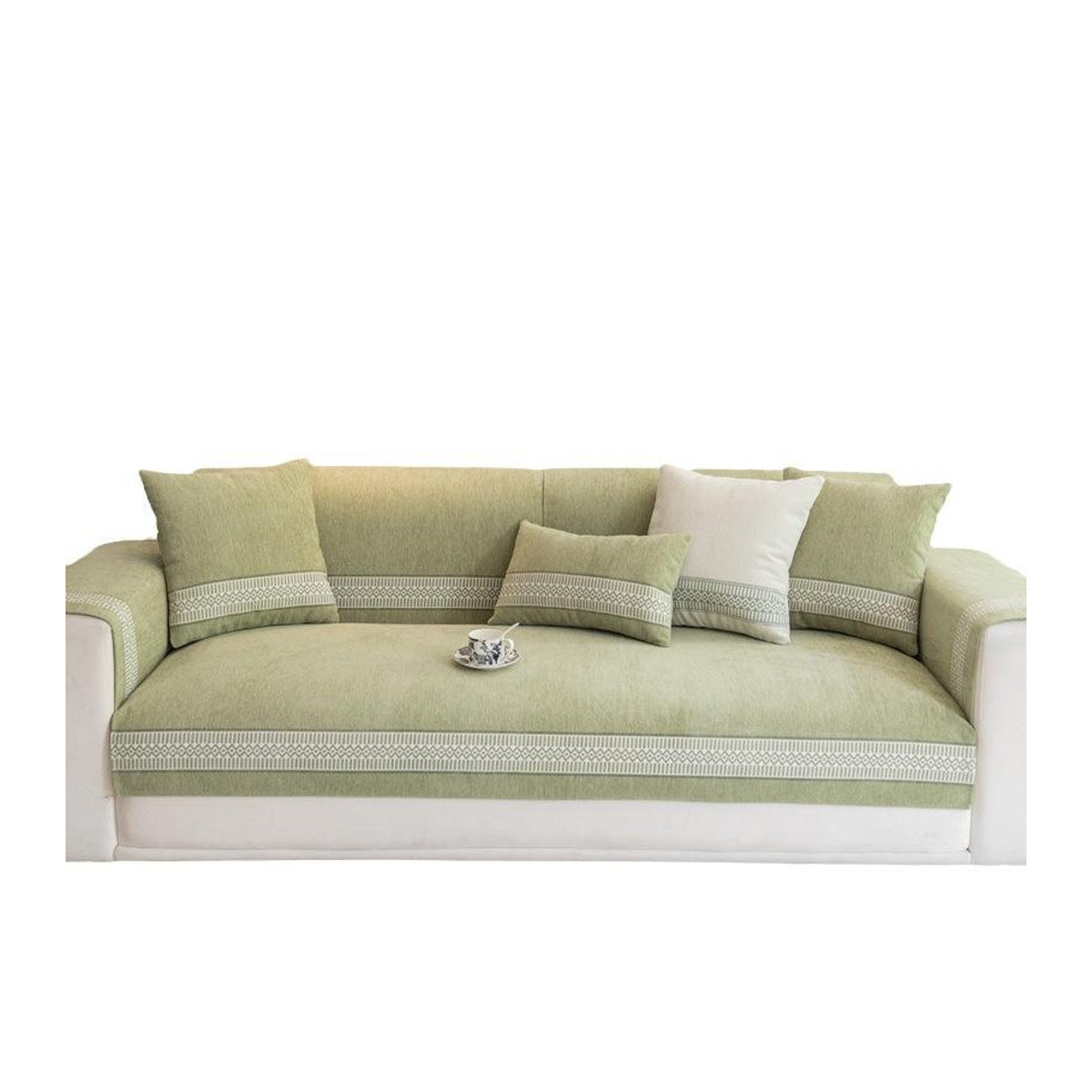 Universelles Sofakissen Chenier, verdicktes Sitzkissen mit rutschfester Unterseite und katzenkratzfestem Bezug, B/B: 70 x 70 cm - Bild 1