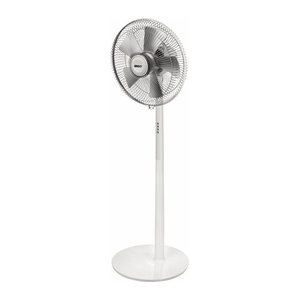 Unold Standventilator Silverline in Weiß/Silber mit 50 W Leistung