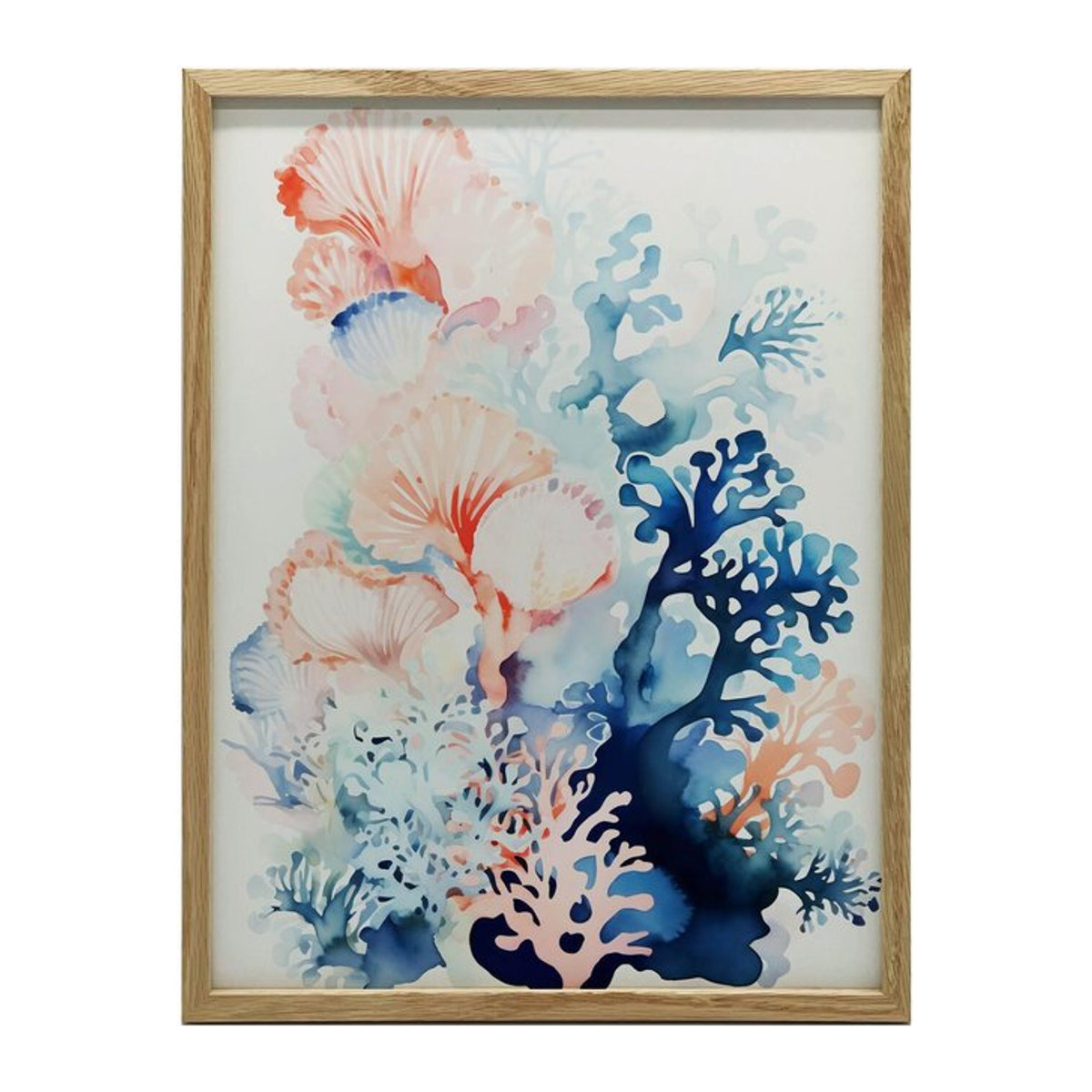 Unterwasserharmonie Premium-Leinwand von Marcin Zbijowski, Motiv Unterwasser, Breite: 50 cm, Höhe: 70 cm, ohne Rahmen - Bild 1
