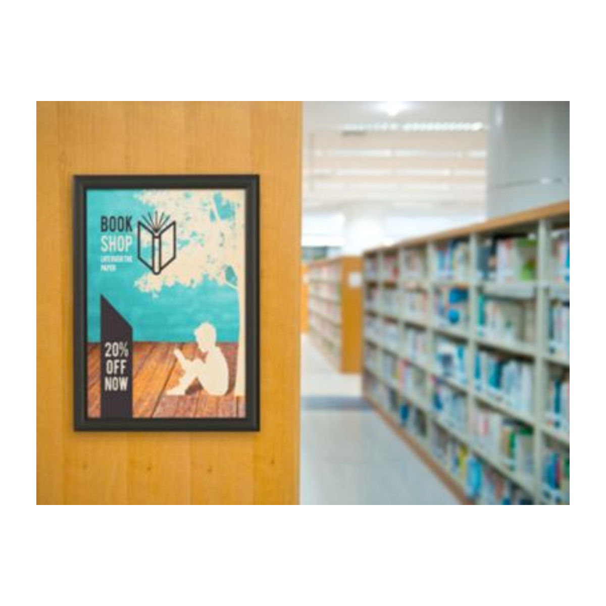 Update Display EasyFix-Klapprahmen DIN A0 in Tiefschwarz RAL 9005 mit 25 mm Profil für die Wandmontage - Bild 1