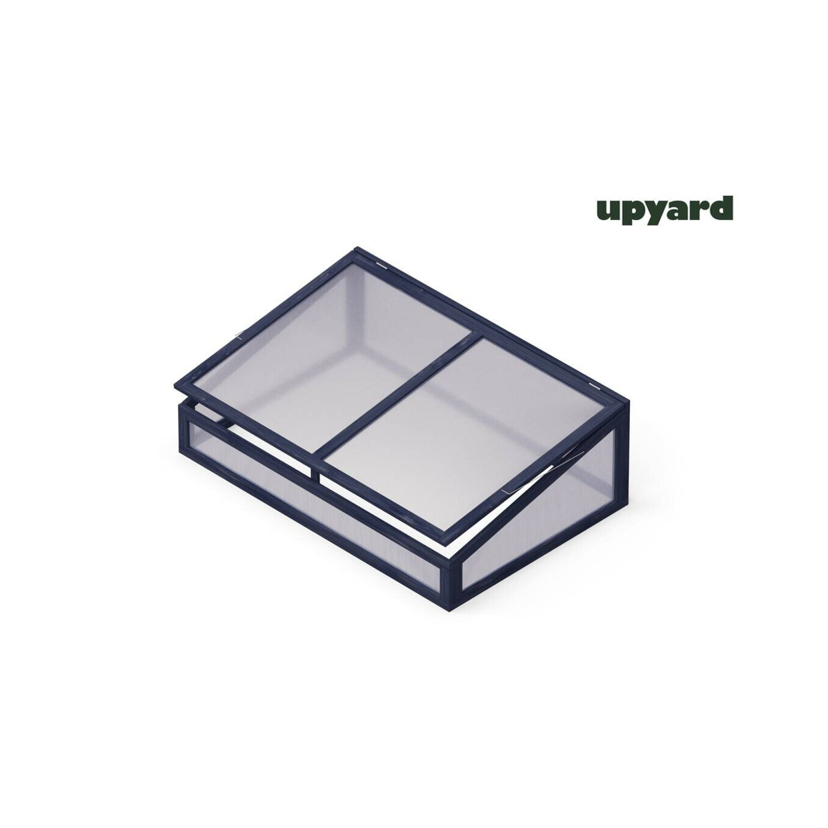 UPYARD Frühbeet Accessoires aus Holz in Schwarz, B/H/L: 80 x 40 x 120 cm - Bild 1