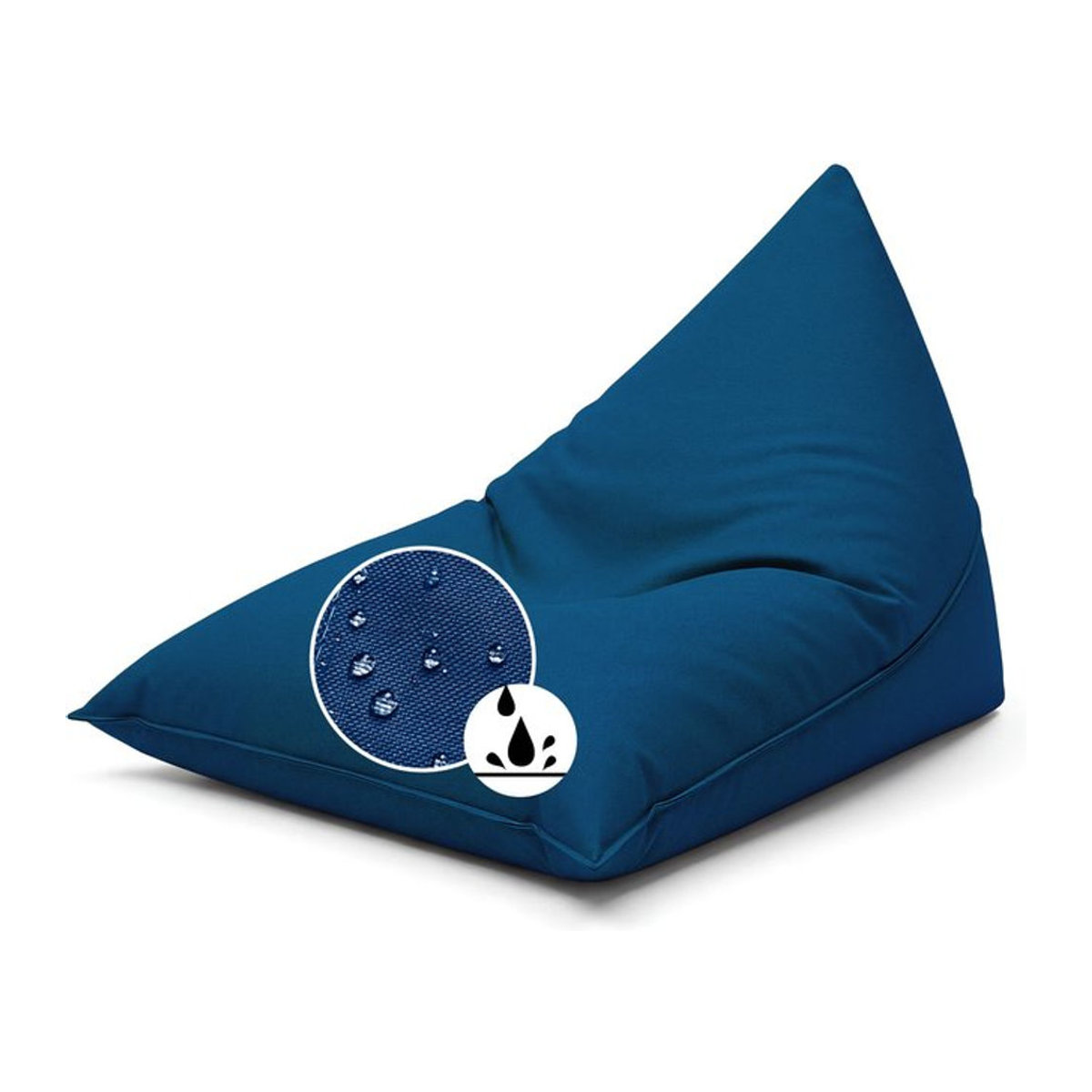 URBANARA Sitzsack Basic-Outdoor Dunkelblau 320l - Bild 1