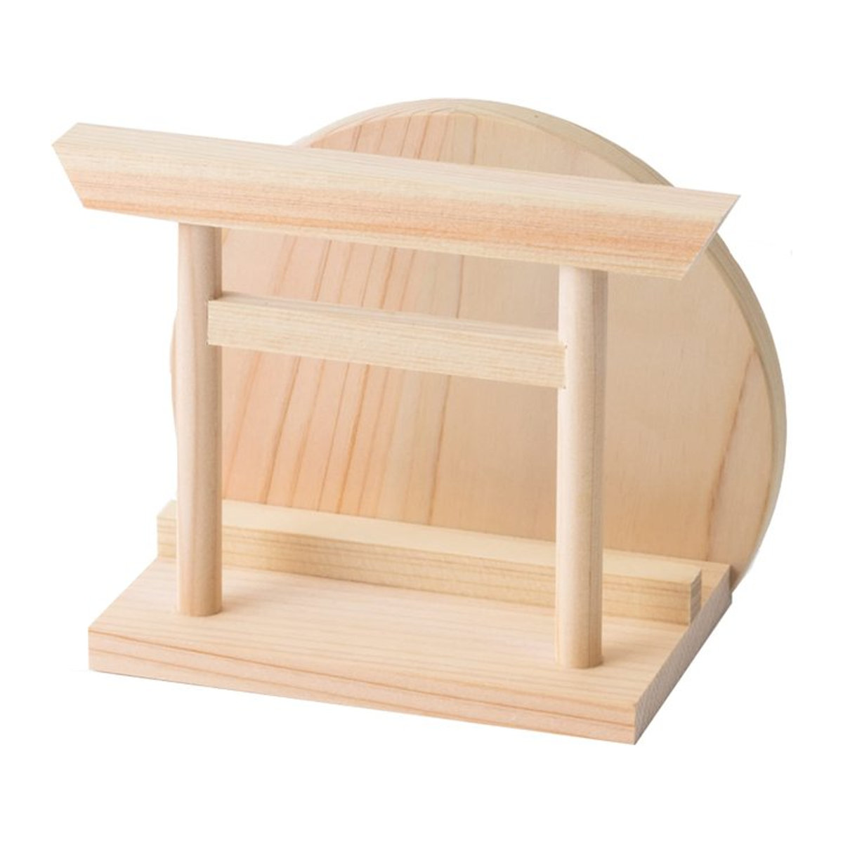 VALLETTA JAPAN Kamidana no Sato Moderner Shinto-Altar aus Tono-Zypresse, Wandmontiert, Natural Wood - Bild 1