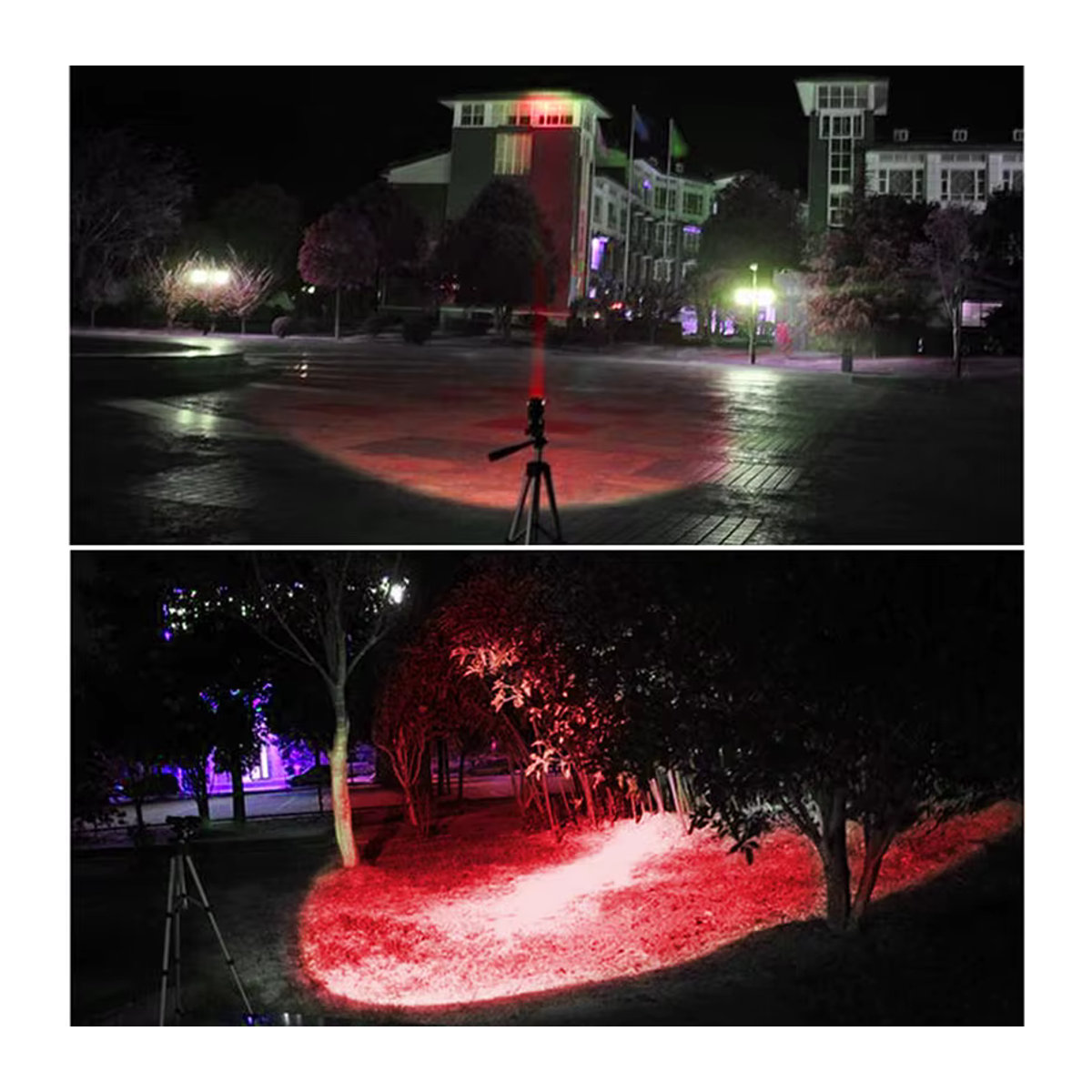 VASTFIRE LED taktische Jagdtaschenlampe mit Grün, Rot und Weiß, USB wiederaufladbar und wasserdicht - Bild 3