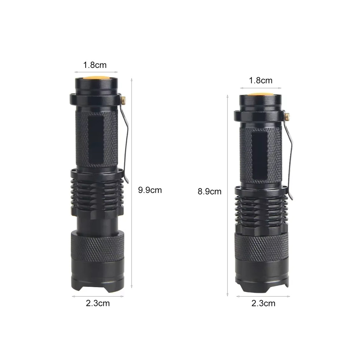 VASTFIRE Mini-LED-Taschenlampe taktisch mit einstellbarem Fokus und Zoom für Wandern - Bild 5