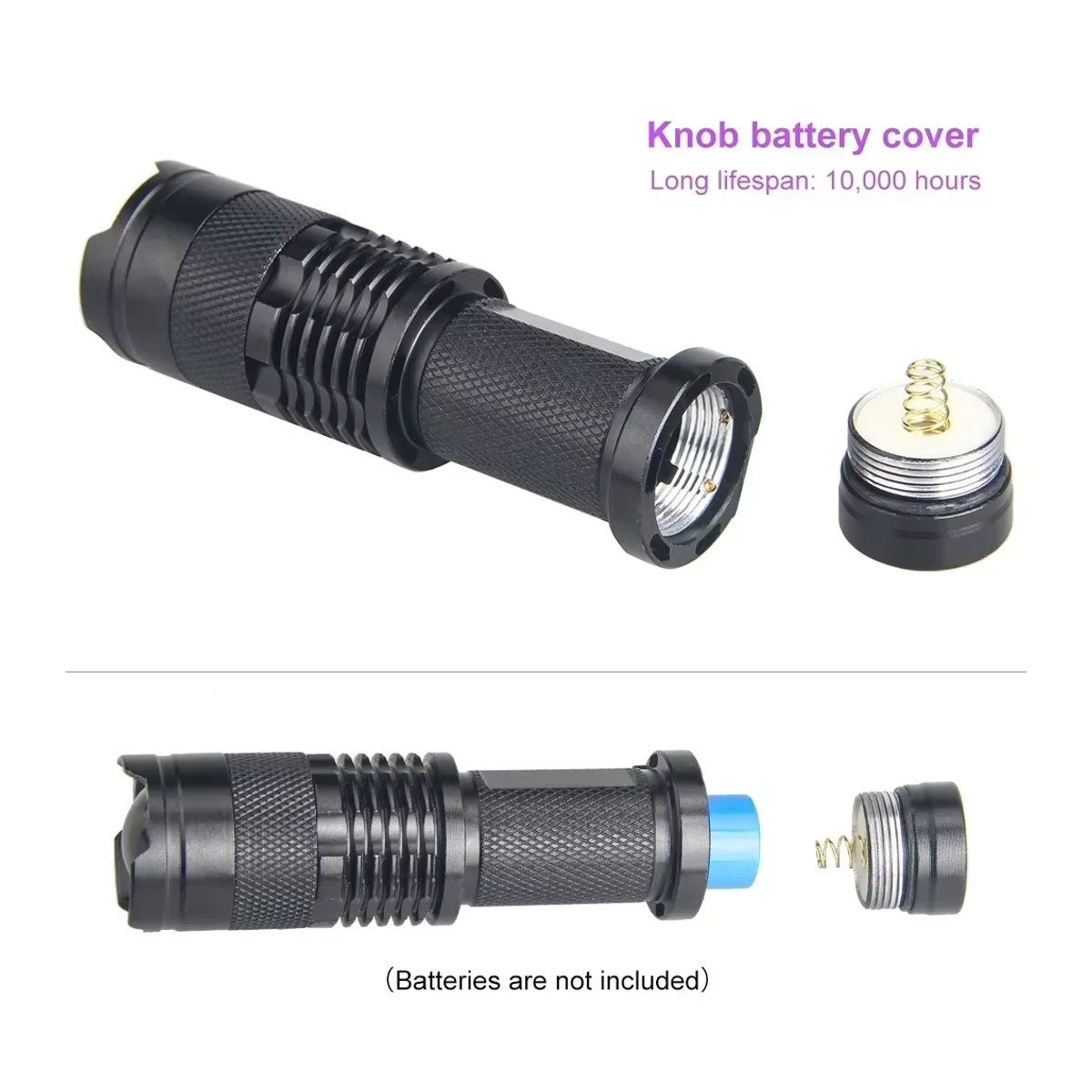 VASTFIRE Mini-LED-Taschenlampe taktisch mit einstellbarem Fokus und Zoom für Wandern - Bild 6